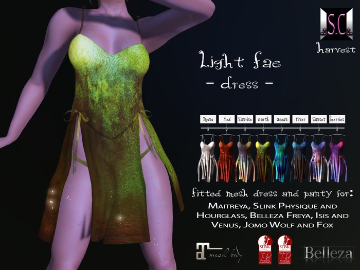.:S.C:. Harvest - Light Fae - Dress