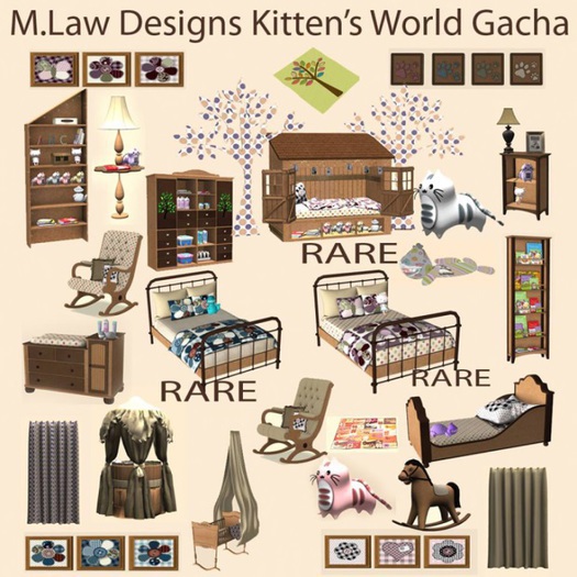 .:M.LAW:. kitten's world gacha ROCKING CHAIR