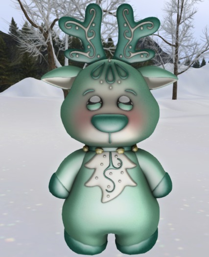 Reindeer Tip Jar (Green)