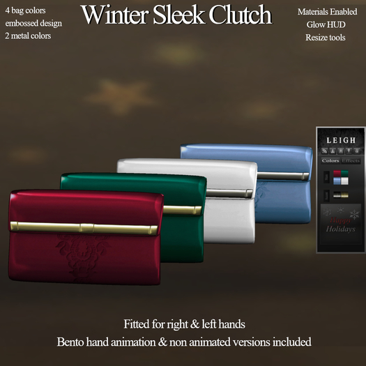 LEIGH - Winter Sleek Clutch