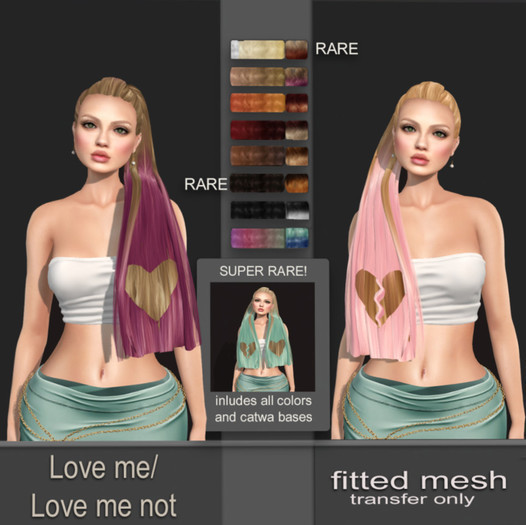 AD - Love Me Not B - light blondes RARE