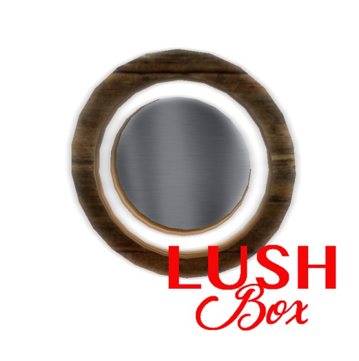 {Lush Box} -  Round  Natural glow Mirror