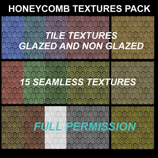 Honeycomb textures pack