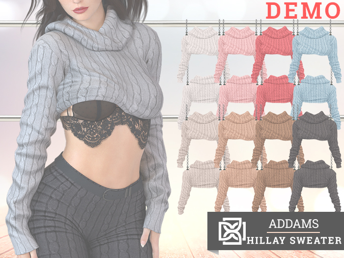 Addams - Hillay - Laced Sweater #DEMO