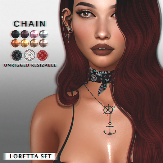 CHAIN - Loretta Set (Scarf&Necklace)