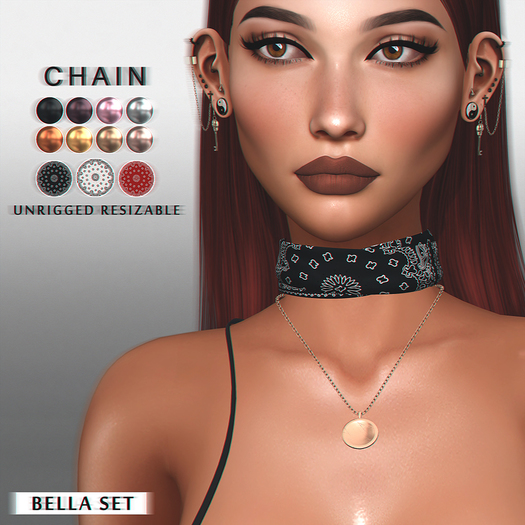 CHAIN - Bella Set (Scarf&Necklace)