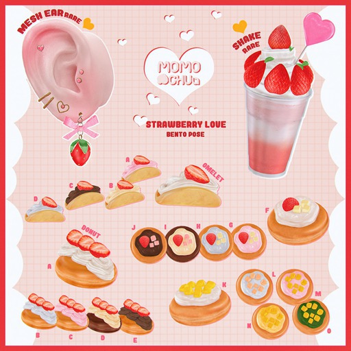 :: MOMOCHUU :: Strawberry Love omelet C