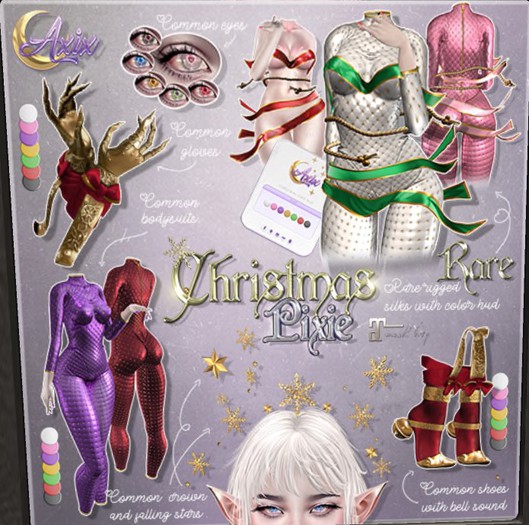 ::Axix:: Christmas Pixie Eyes [Leafy]