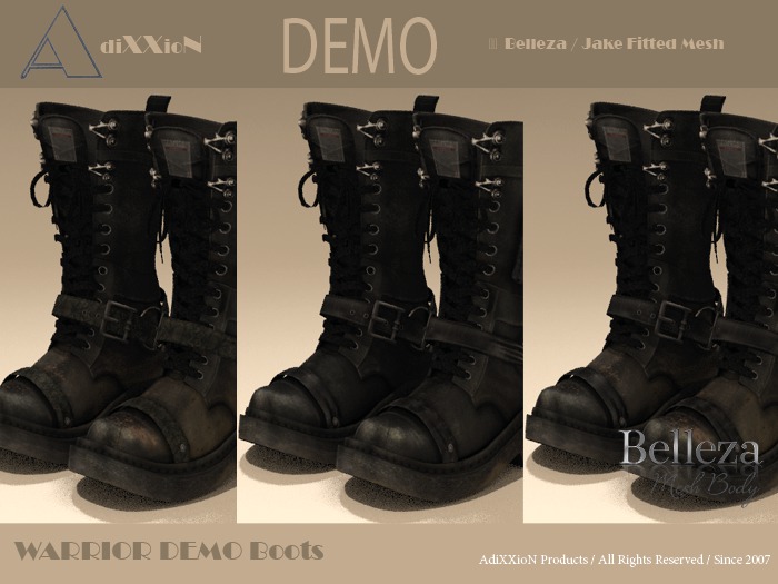 Belleza Jake .: AdiXXioN :. Warrior Boots DEMO