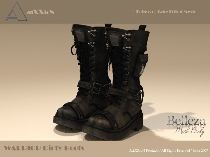 Belleza Jake .: AdiXXioN :. Warrior Boots Dirty