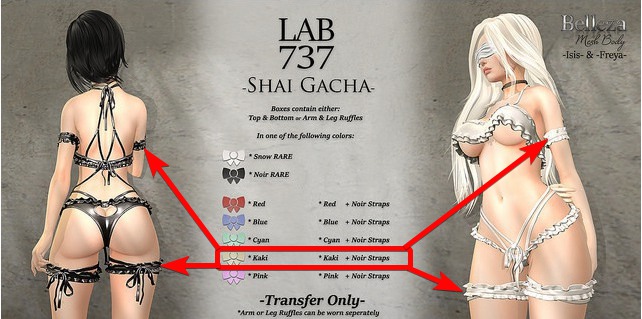 [LAB737] Inverse-Shai-LARA-Ruffles [kaki+bl]