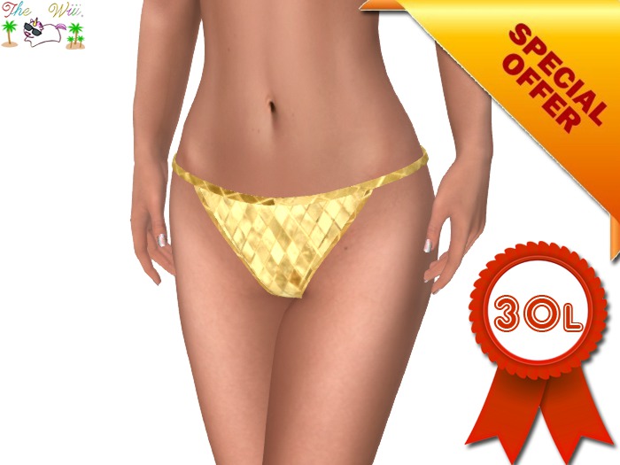 Gold Thong