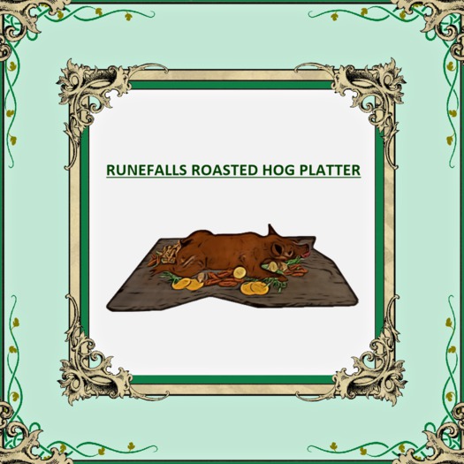 DFS RUNEFALLS ROASTED HOG PLATTER TEXTURE