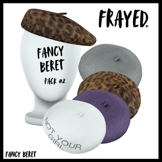 Frayed - Fancy Beret - Pack #2