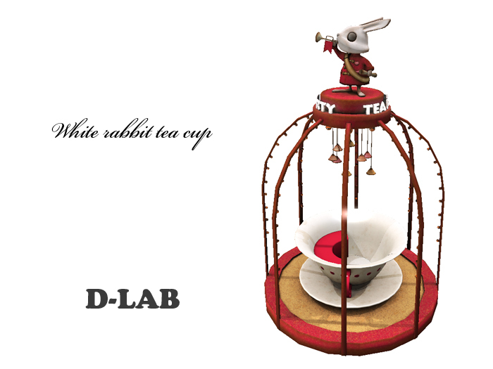 D-LAB white rabbit tea cup-ve