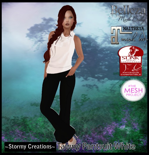 .:SC:.Tawny Pantsuit White