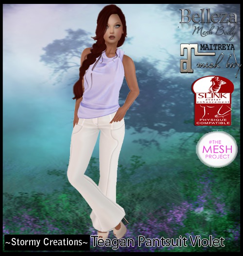 .:SC:.Teagan Pantsuit Violet