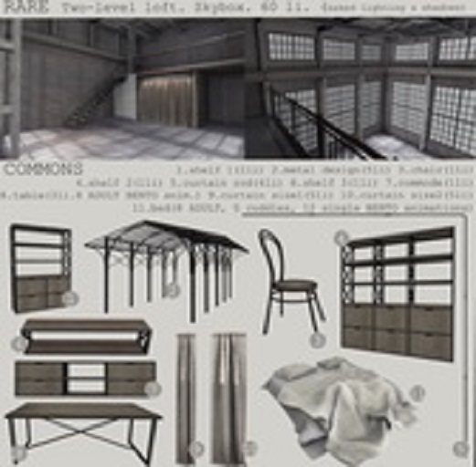 K&S - // Two-level loft FULL SET w RARE