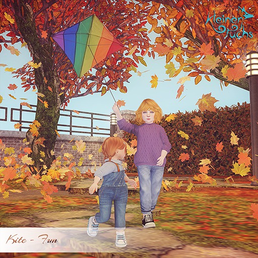 *Kleiner Fuchs*  kite fun Pose