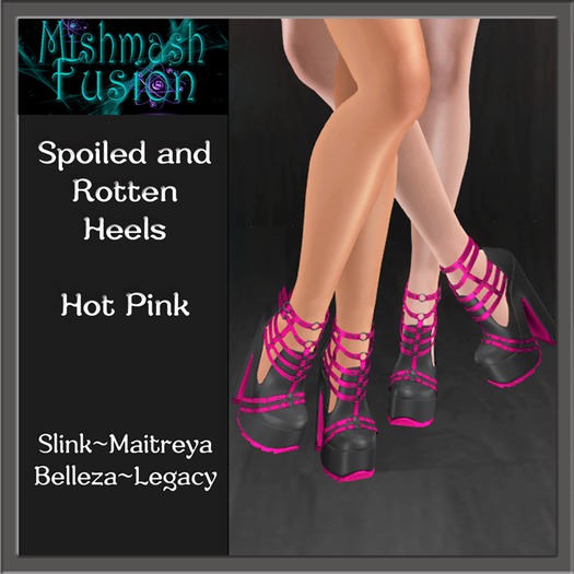 ~*MF*~ Spoiled and Rotten Heels - Hot Pink