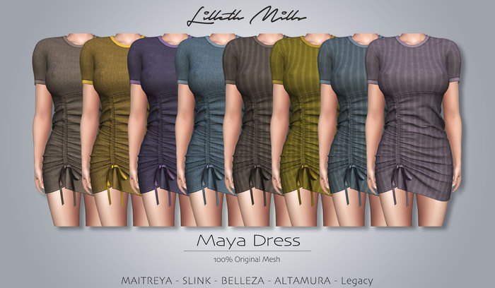 LM MAYA Dress - Autumn - MULTIPACK