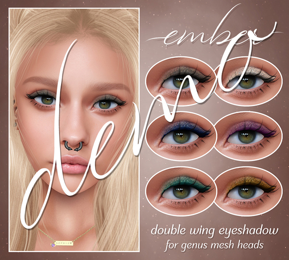 [E}mber Double Wing Eyeshadow - Demo