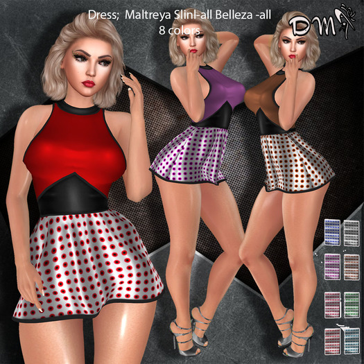 DM Design Violet Dress-1 [Promo ]