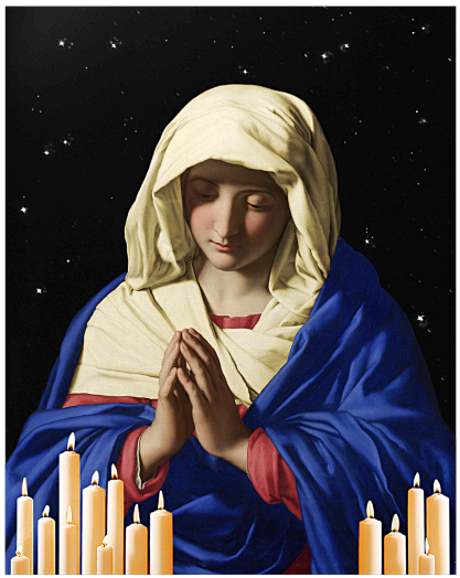 Sanna The Virgin In Prayer SET MP