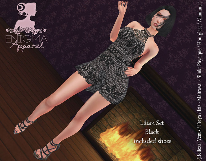 [EN] Lilian Set Black