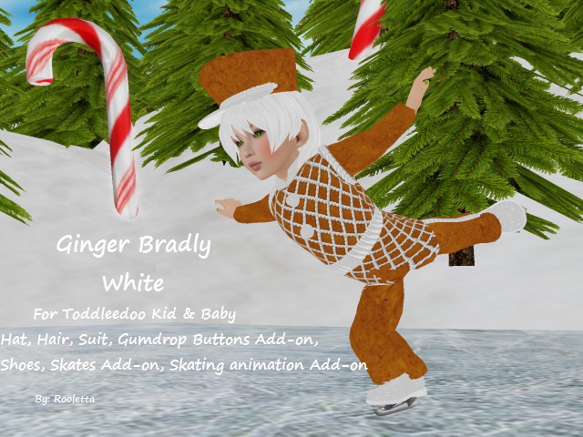 {HCM} Ginger Bradly White {Boxed}