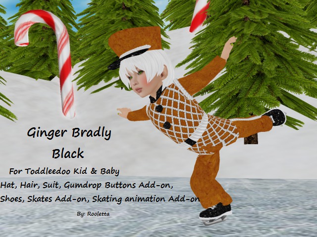 {HCM} Ginger Bradly Black {Boxed}