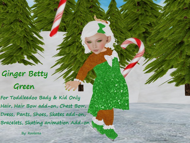 {HCM} Ginger Betty Green {Boxed}