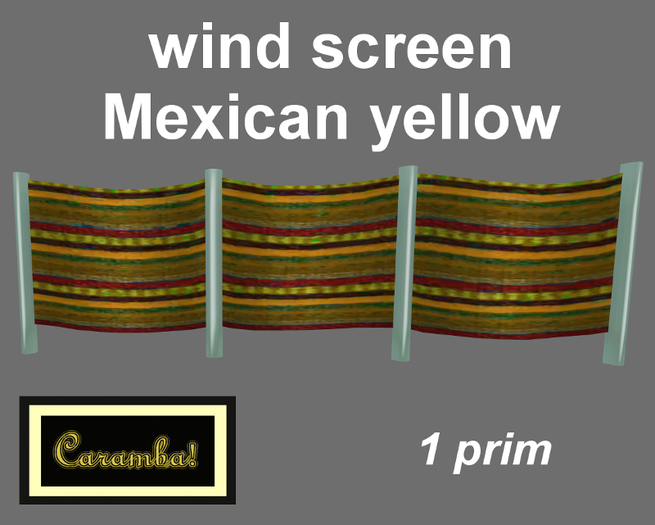 wind screen - Mexican yellow