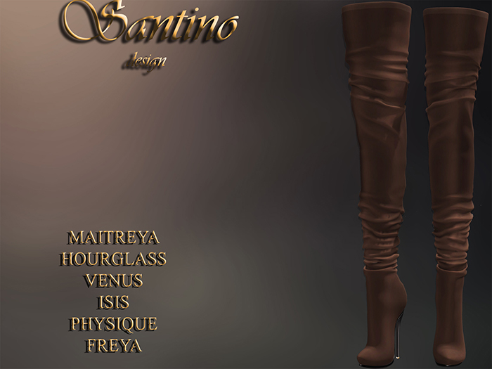 Santino Design-Long Boot-Brown--
