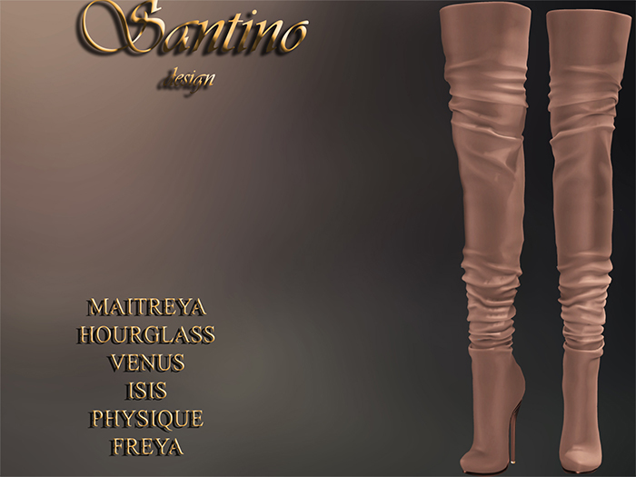 Santino Design-Long Boot-Light Brown--