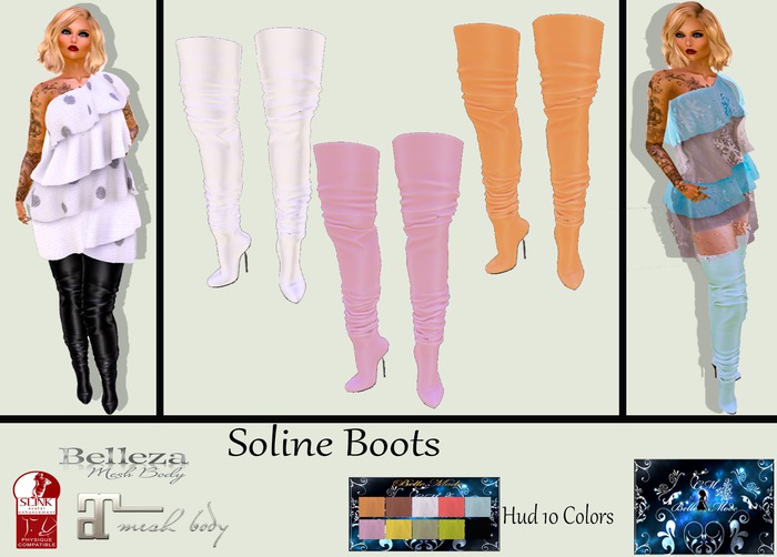 Belle Mode Soline Boots  (Boxed)