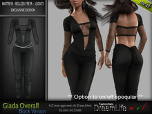 GIADA Female Black single Color OVERALL - MESH - Maitreya Lara, Belleza Freya, Legacy