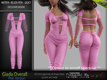 GIADA Female Pink single Color OVERALL - MESH - Maitreya Lara, Belleza Freya, Legacy