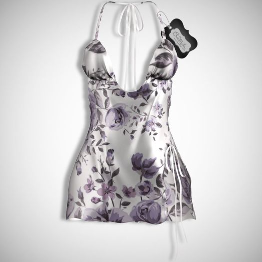 ChicModa // Demi Dress // PURPLE FLORAL