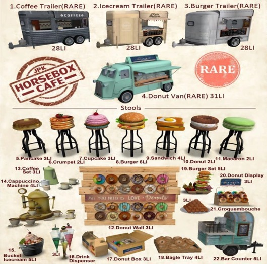 **JPK Horsebox Cafe 21.(Croquembouche)