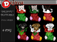 ^Dejavu^ Full Perm Christmas Stocking Png