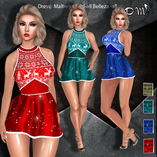 DM Design Violet Dress-2 [Promo ]