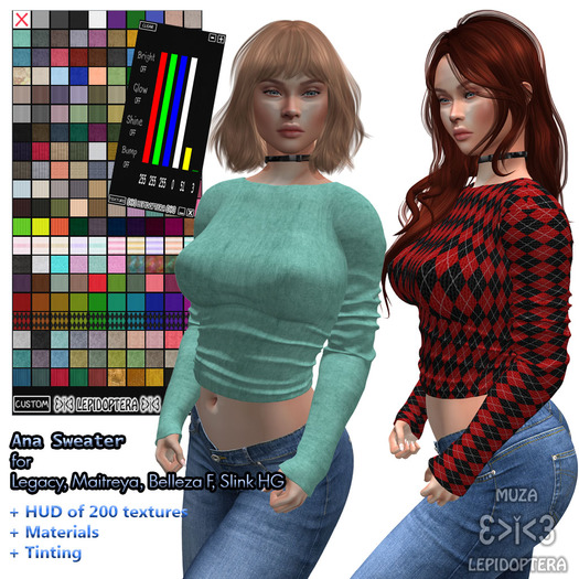 }>i<{ MUZA Ana Sweater + HUD