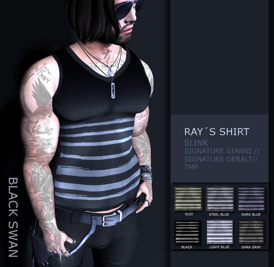 ! Black Swan ! Ray shirt demo