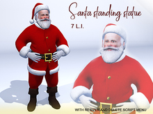 Santa standing statue