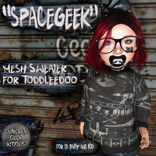 Concrete Geek Space Geek TD Sweater