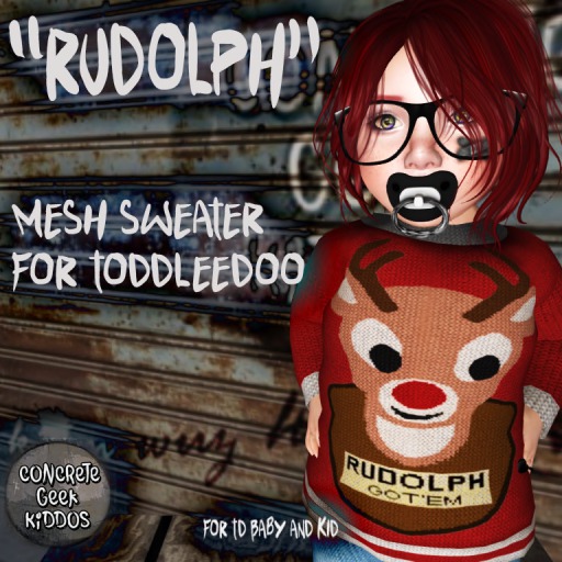 Concrete Geek Rudolph TD Sweater