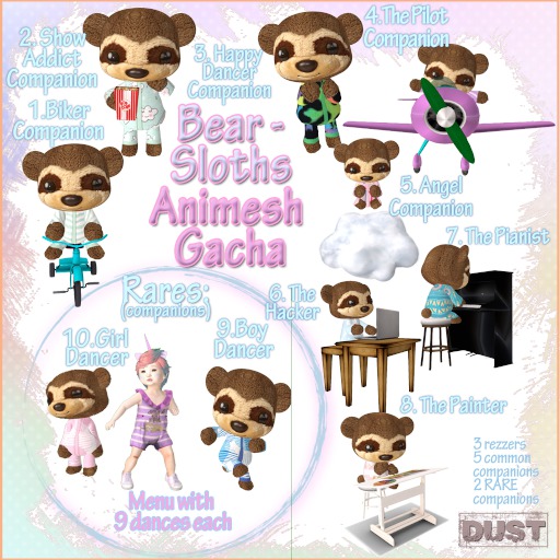 DUST: 2. Bear-Sloth Show Addict [attach] BOX