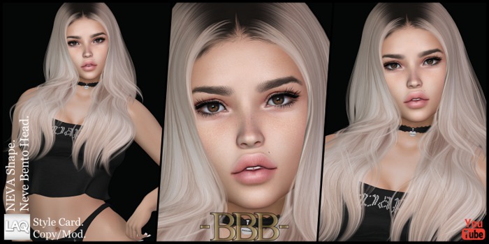 ~BBB~ NEVA Shape - LAQ - Neve Bento Head.
