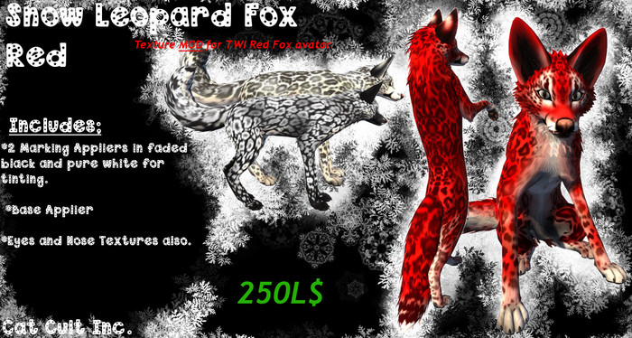 Snow Leopard Fox Red